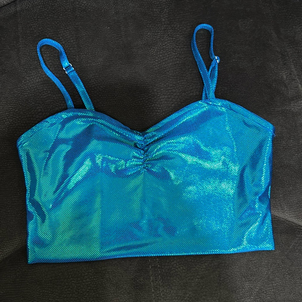 mermaid pattern tank top